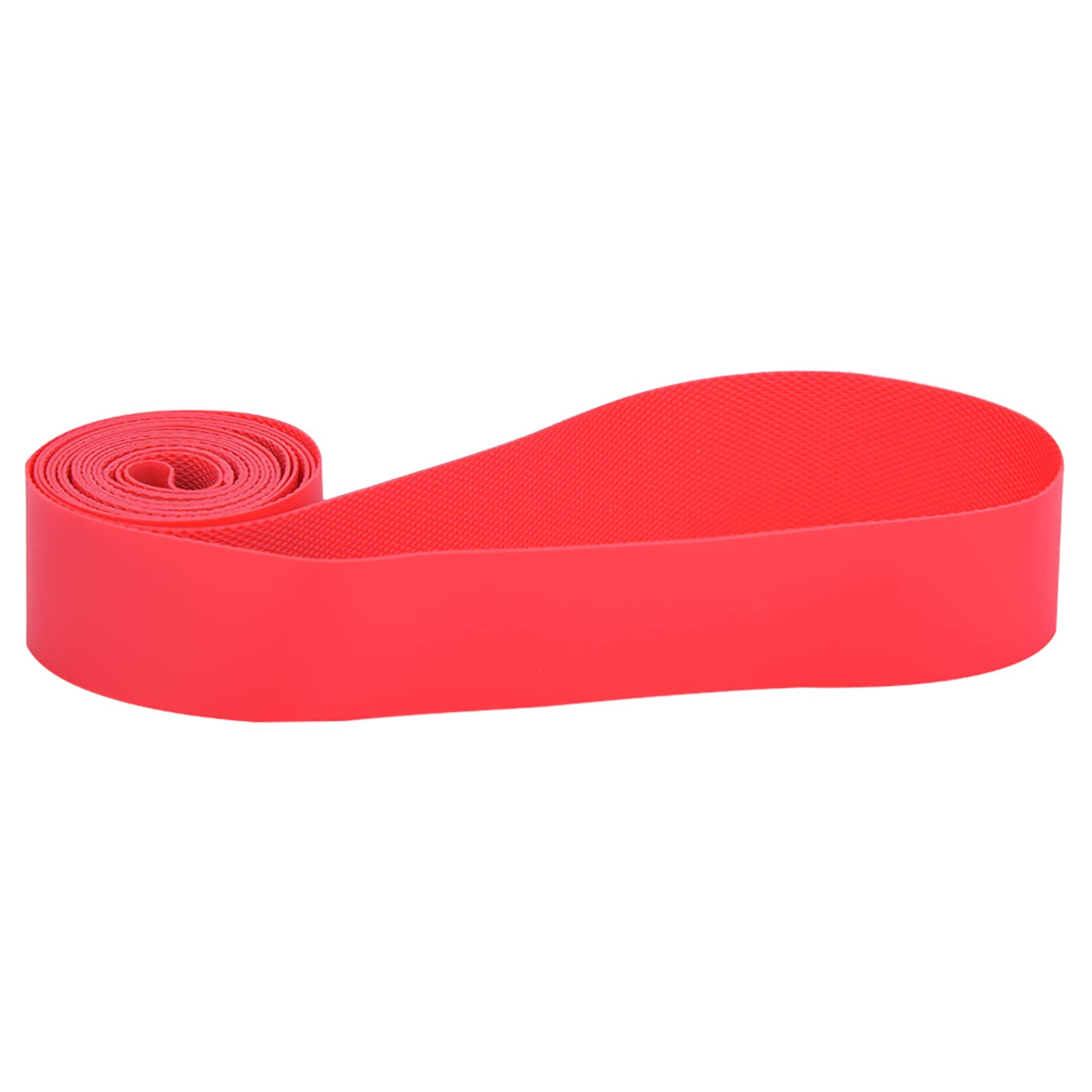 Alomejor Tire Liner 4Sizes 2PCS PVC Red Bicycle Tire Liners Anti Puncture Bike Tire Rim Tape For Mountain Road Bike (20inch)