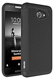 Alcatel A30 Phone Case, OEAGO [Shockproof] Hybrid Dual Layer Defender Protective Case Cover for Alcatel A30 Verizon / Alcatel A30 GSM ( Black / Black )