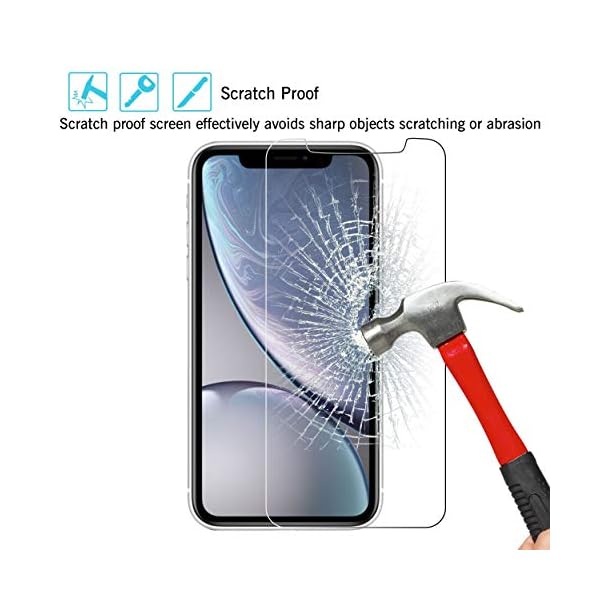 Ailun Glass Screen Protector Compatible for iPhone 11/XR,6.1 Inch 3 Pack Tempered Glass - Imagen 6