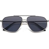 SOJOS Retro Hexagon Aviator Sunglasses for Women Men Trendy Vintage UV400 Protection Shades SJ1200