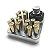 MAKERSHOT .38 Special / .357 Magnum Revolver Range Loading Block, 6 shot - Large w/ Lid