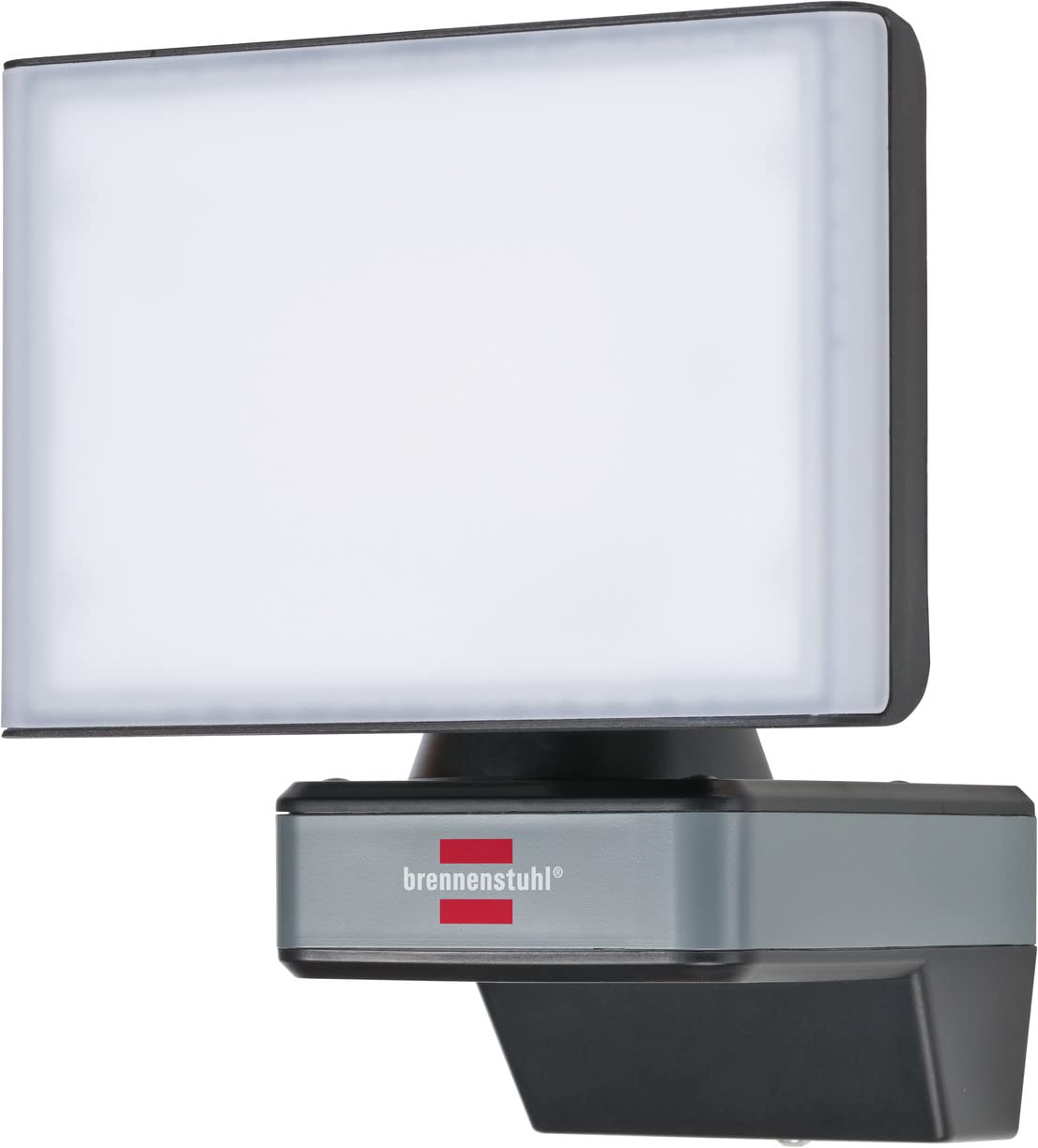 Brennenstuhl Connect WiFi LED Floodlight WF 2050 (20W, 2400lm, IP54, various light functions adjustable via app, outdoor Security Light for wall mounting)