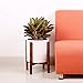 ASLINY Plant Stand Mid Century Wood Flower Pot Holder Display Potted Rack Rustic, up to 10 inches Planter Brown (Pot Not Included)