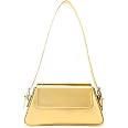 Chrome Y2K Purse For Women – Metallic Shoulder Bag, Patent PU Leather, Evening Party Clutch