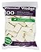Wonder 100 Count Cosmetic Wedge - White or Neutral - Blending, Cleansing, Shading - Rectangular - Polyurethane (PU)