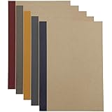 MUJI Notebook B5 6mm Rule 30sheets - Pack of 5books [5colors Binding]