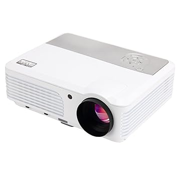 Ezapor Full HD-Proyector, 2600 lúmenes, colores, resolución de ...