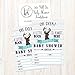 Hadley Designs 50 Oh Deer A Little Buck Is Almost Here Baby Shower Invitations For Boy - Baby Sprinkle Invitations, Cute Baby Shower Invites For Boy Woodland Baby Shower Invitations For Boy