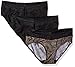 Warner's womens Blissful Benefits No Muffin 3 Pack Hipster Panties