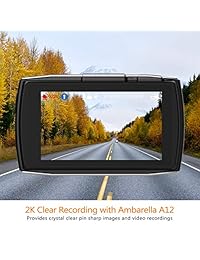 Dash Cam, Z EDGE Pantalla táctil Dash Camera para automóviles, Cámara Full HD 1080P para automóvil con Ambarella Chip, Sony Sensor, GPS, HDR, gran angular de 150 °, grabación en bucle, G Sensor y monitor de estacionamiento