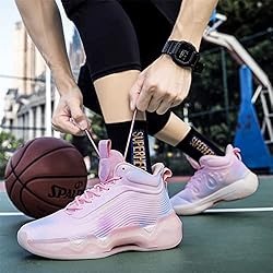 Angugu Mens Basketball Shoes Lightweight Breathable