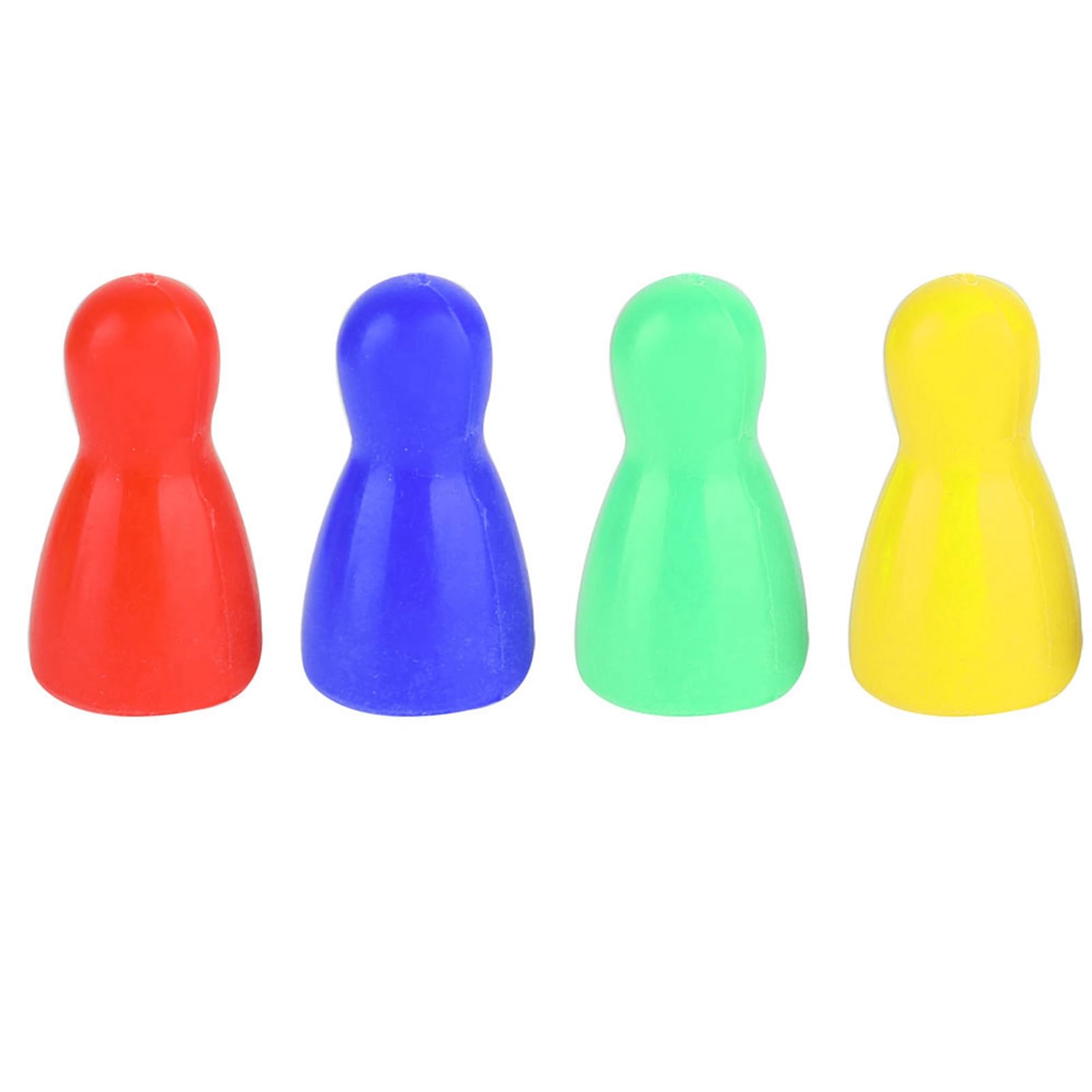Alomejor 16Pcs Plastic Chess Pieces Pieces Pawn Colorful Chess Pieces for Flying Chess Game Dice Board Card Games Snake Gmae Gift DIY