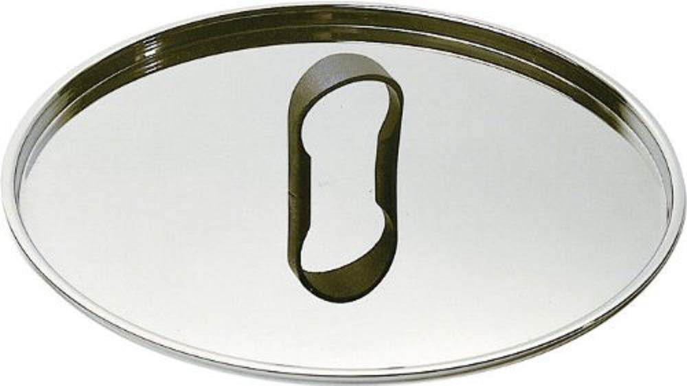 Officina Alessi 14 cm Lid, Silver