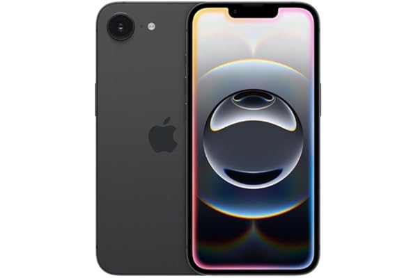 Apple iPhone 16e, 128GB, Black - Unlocked (Renewed)