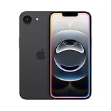 Apple iPhone 16e, 128GB, eSIM, Black - Unlocked (Renewed)