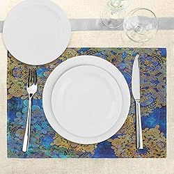 Ambesonne Ethnic Place Mats Set of 4, Traditional