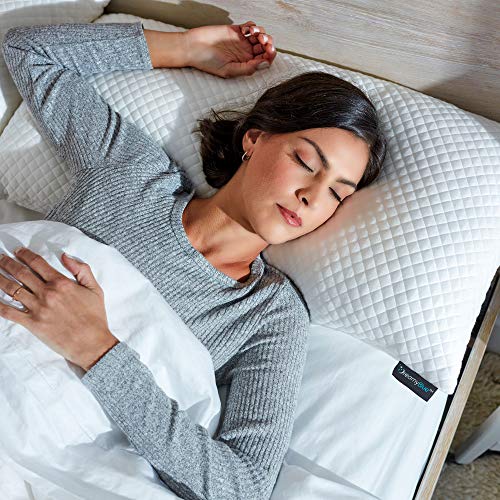 DreamyBlue Premium Pillow for Sleeping Shredded Memory Foam Fill