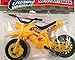 Dirt Bike Free Wheeling Set of 3: Yellow, Green and Red