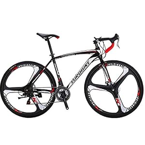 Eurobike Road Bike,700C wheels,21 Speed Disc Brake, 49cm Frame For Women,men,Adult Cycling Bicycle