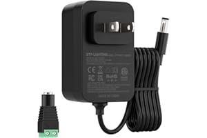 BTF-LIGHTING 12V 3A 36W Power Supply Adapter ETL Listed 100-240V AC to 12V DC Converter Class 2 Power Supply, 5.5x2.1mm Jack for for Low Voltage LED Strip Lights, CCTV, Router, Electronics