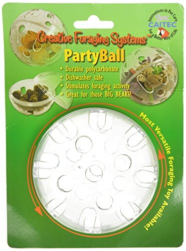 Creative Foraging Systems Bird Treat Dispensing Party Ball, 5-Inch