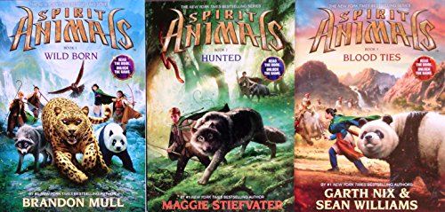 Spirit Animals Series Set of 3 Books: Book 1 Wild Born, Book 2, Hunted, Book 3 Blood Ties
