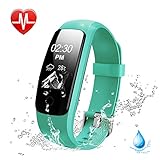 Heart Rate Fitness Tracker Watch, Lintelek Updated Activity Tracker with Multiple Sports Modes, IP67 Waterproof Touch Screen Smart Pedometer for Android and IOS Smart Phones