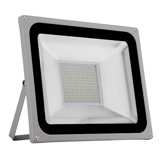 Viugreum Led Fluter 100W, Superhell 10000LM Aussenstrahler, IP65 Wasserdicht Aussenbeleuchtung für Garten, Garage, Plätze ode