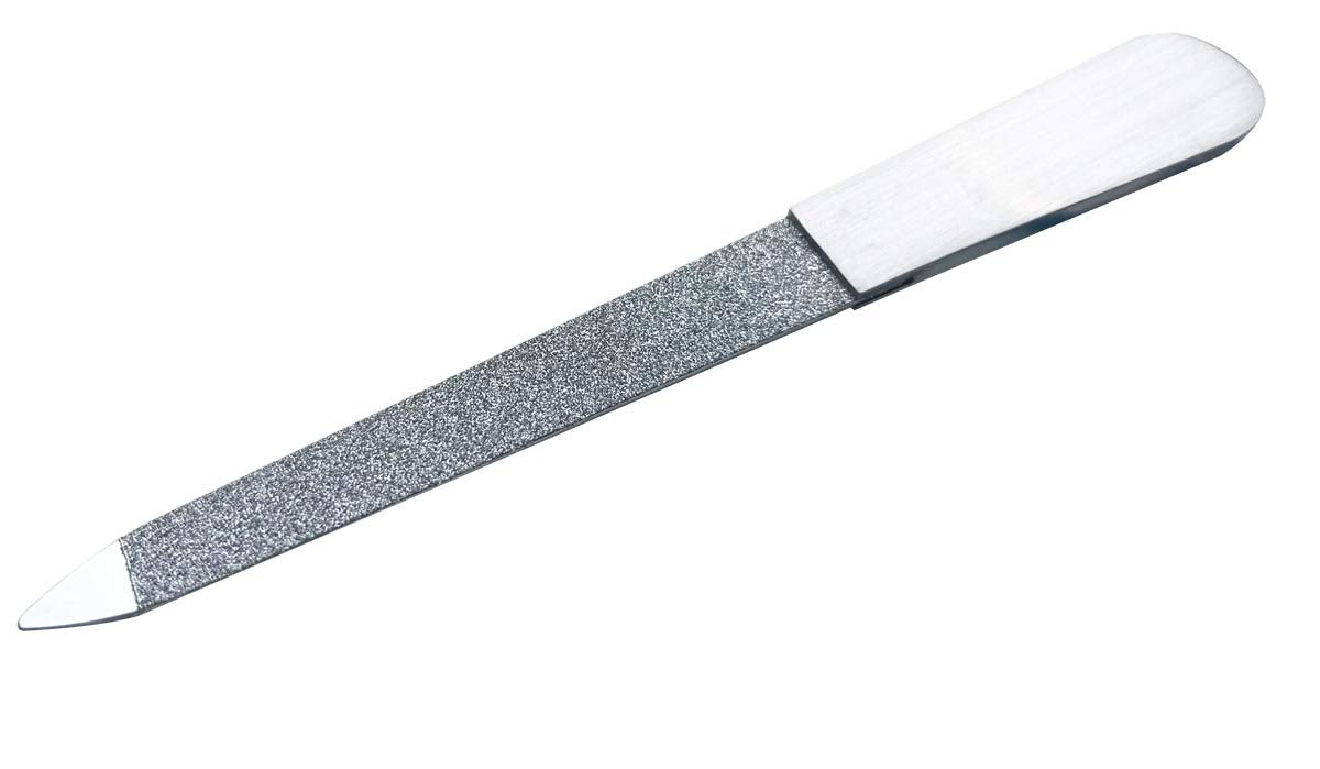 REMOS Sapphire File with Stainless Steel Handle, Length 9 cm (3.5 inches)