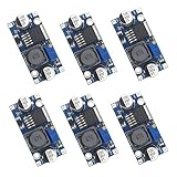 Valefod 6 Pack LM2596 DC to DC High Efficiency Voltage Regulator 3.0-40V to 1.5-35V Buck Converter DIY Power Supply Step Down Module
