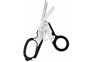 LEATHERMAN, Raptor Rescue, 6-in-1 Heavy-Duty Emergency/Trauma Shears, Made in the USA, Black with MOLLE Compatible Holster