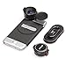 Ztylus Z-PRIME Lens Kit for iPhone 6s / 6: Super Wide Angle Lens, 2X Telephoto Lens and Ztylus Metal Series Case