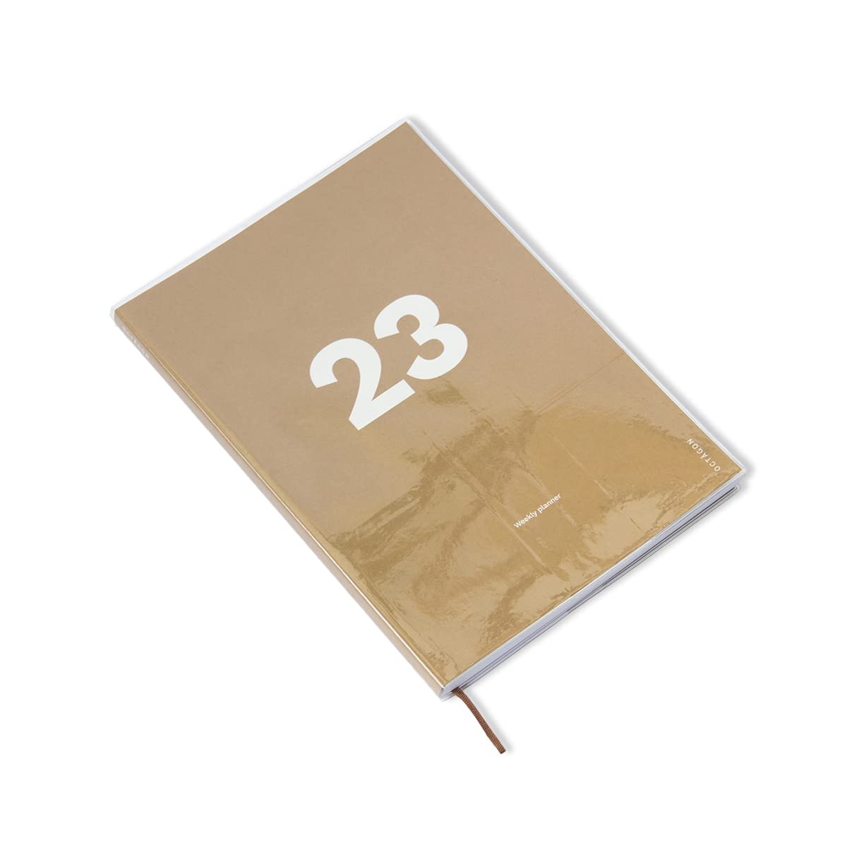 OD OCTÀGONDESIGN 2023 Weekly Planner A4, Camel