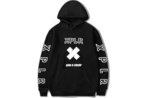 WAWNI Sam and Colby Merch XPLR Printed Harajuku Streetwear 90s Fashion Hoodie Men Women's Pullover Sweatshirt