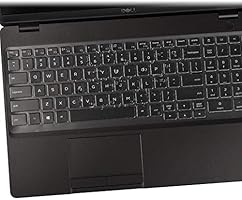Leze Ultra Thin Keyboard Skin Cover Compatible With 15 6 Dell Latitude 5000 5501 5540 Precision 3540 3541 Laptop Without Point Tpu Amazon Sg Electronics
