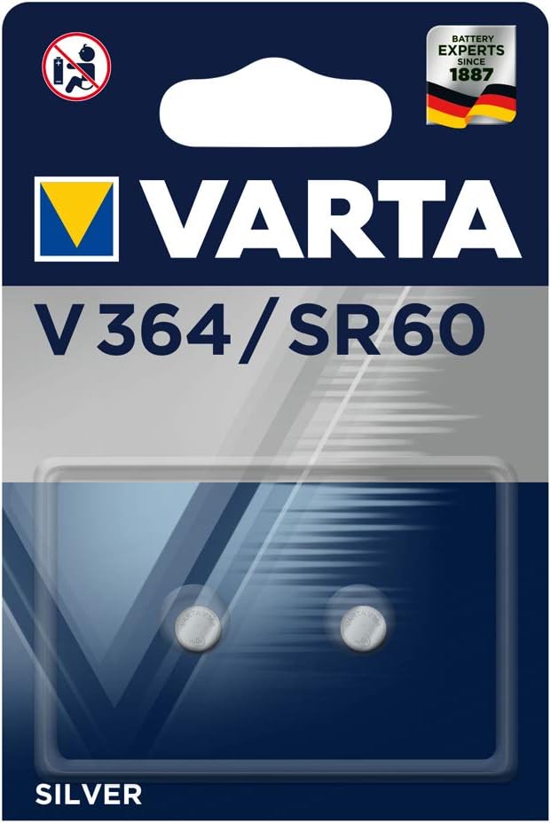 Varta SR60 / V364 Battery Pack of 2, silver