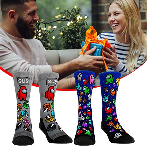 Among Us Socks for Women Men Imposter Sus Stockings Socks Novelty