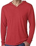 Yoga Clothing For You Mens TriBlend Lightweight Hoodie Tee Shirt