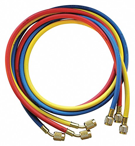 Manifold Hose Set, 60 In, Red, Yellow, Blue