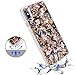 HoneyAKE Case for iPhone Xs Max Case Luxury Glitter Bling Sparkle Cute Pretty Handmade Genuine Shell Shockproof Protective Phone Cover Case for Girls Women for iPhone Xs Max 6.5 inches, Rose Gold