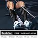 RENDVIEET Compression Socks (20-30mmhg) For Men & Women Unisex Copper Compression Socks (Black)