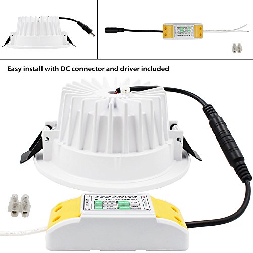 4” Dimmable LED Retrofit Recessed Light, 12W (90W Halogen Equiv.) Slim