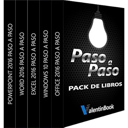 Pack de libros Paso a Paso: Office 2016 Paso a Paso + Windows 10 Paso a Paso + Excel 2016 Paso a Paso + Word 2016 Paso a Paso + PowerPoint 2016 Paso a Paso Pack de libros Paso a Paso: Office 2016 Paso a Paso + Windows 10 Paso a Paso + Excel 2016 Paso a Paso + Word 2016 Paso a Paso + PowerPoint 2016 Paso a Paso
