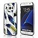 Galaxy S7 Edge Case,Maxace Anti-scratch Hybrid Ultra Slim Thin Flexible Soft TPU Bumper Rubber Protective Case Cover for Samsung Galaxy S7 Edge (Feather)