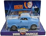 Chevron The Cars MOE MUSCLE Retired Collectible 2009 Classic Toy Car Blue Techron