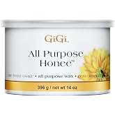 GiGi All Purpose Honee Soft Wax for Hair Removal, Face &amp; Body Waxing, 14 oz | Ideal for Legs, Arms, Underarms, Brazilian Bikini, Sensitive Skin, &amp; All Hair Types, Women &amp; Men