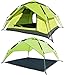 REDCAMP 2-3 Person Instant Tents for Camping, Automatic Waterproof Tent, 3 Season Two-function Camping Tent with Sun Shelter