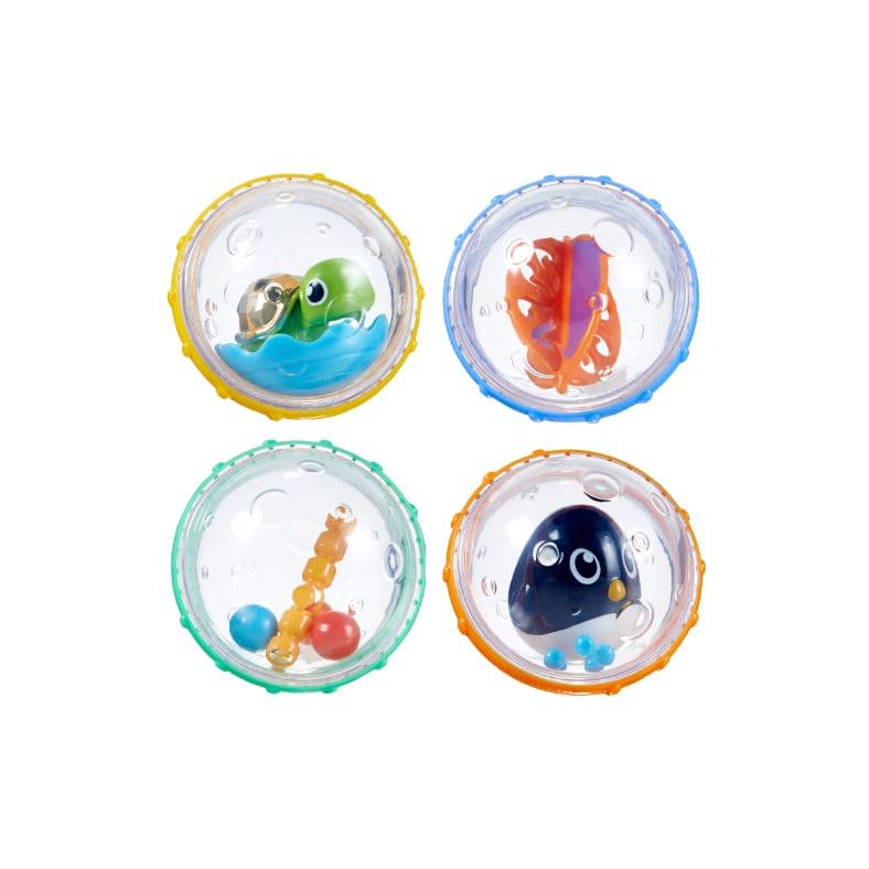 Munchkin® Float & Play Bubbles™ Baby and Toddler Bath Toy, 4 Count