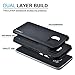 Buffway Galaxy S7 Edge Case, Dual Layer with Drop Shock Proof TPU and Textured Pattern Grip Hard Cover Heavy Duty Rubber Hybrid Protective Case for Samsung Galaxy s7 Edge - Black