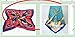 2 PCS Women's Large Satin Square Silk Feeling Hair Scarf 35 x 35 inches